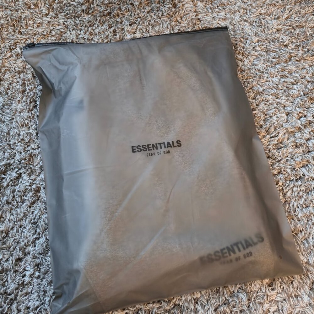 Fear of God Essentials Loose Pants Dark Oatmeal Oversized NWT Streetwear - Picture 5 of 8